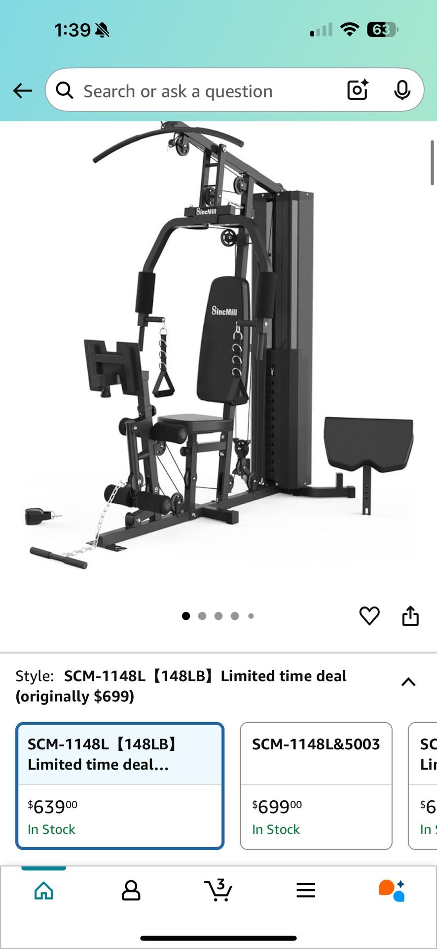 SincMill Home Gym Multifunctional Full Body