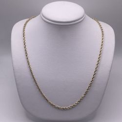14kt Yellow Gold Rope Chain 