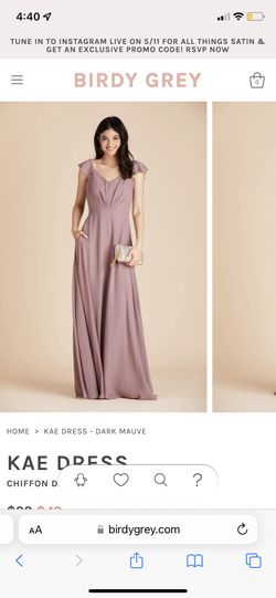 NEW Birdy Grey Kae Chiffon Dress size Small