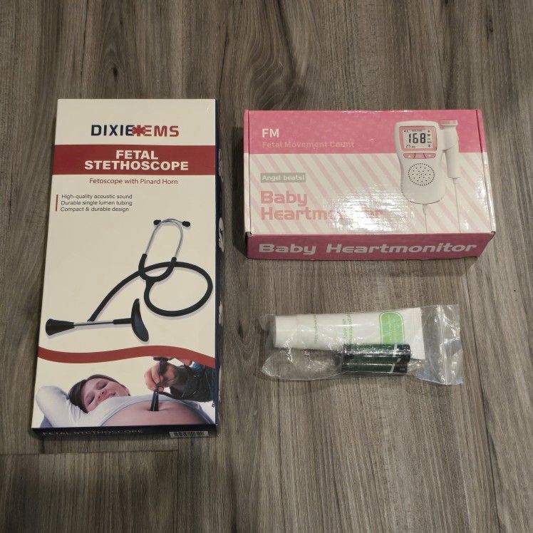 Fetal Heartbeat Doppler And Stethoscope