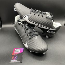 New Nike Vapor Edge Speed 360 Detachable Football Cleats Black Mens Size 10.5