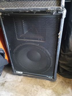 Amp Behringer and speaker Crate