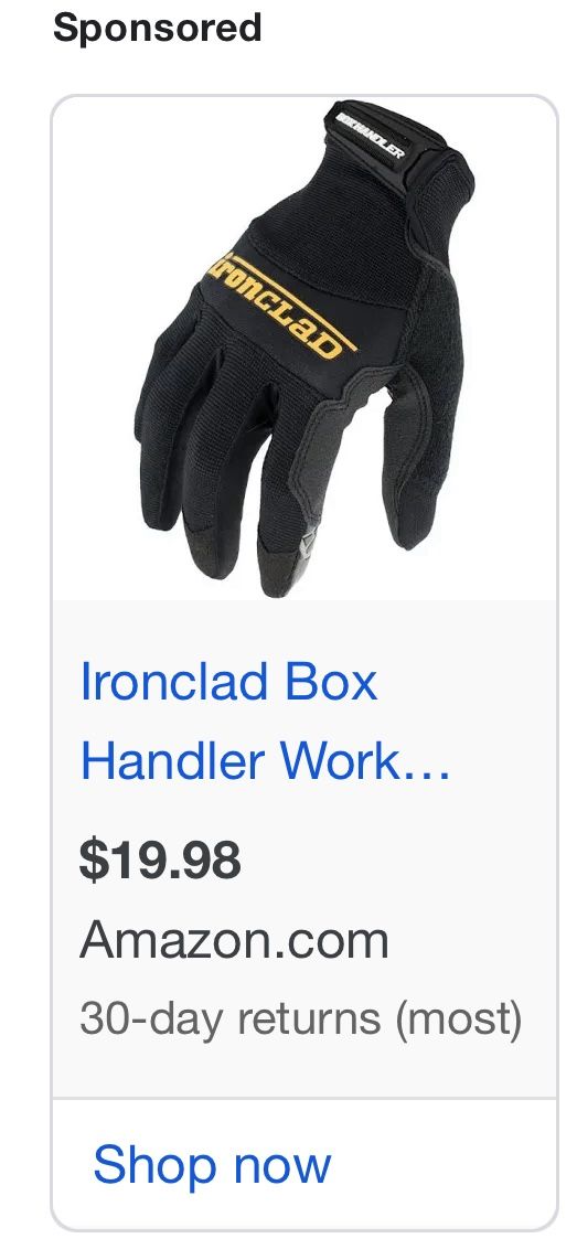 Brand New Work Gloves