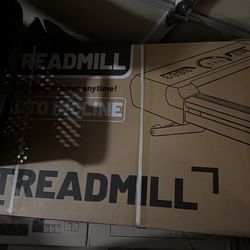 Auto Incline Brand New Floor Treadmill