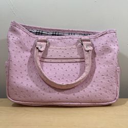 Bella Mckinsey Pink Ostrich Bag