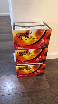 Fireside Supreme® 6x4hr Firelog wood easy light
