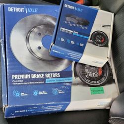 Front End 11.89inch Rotors And Brake Pads Set Of 2 (see Last Pic For Compatibility)