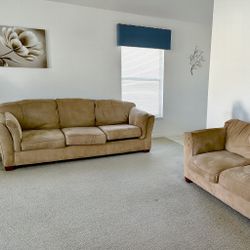 2- piece tan Sofa Set - Haines City