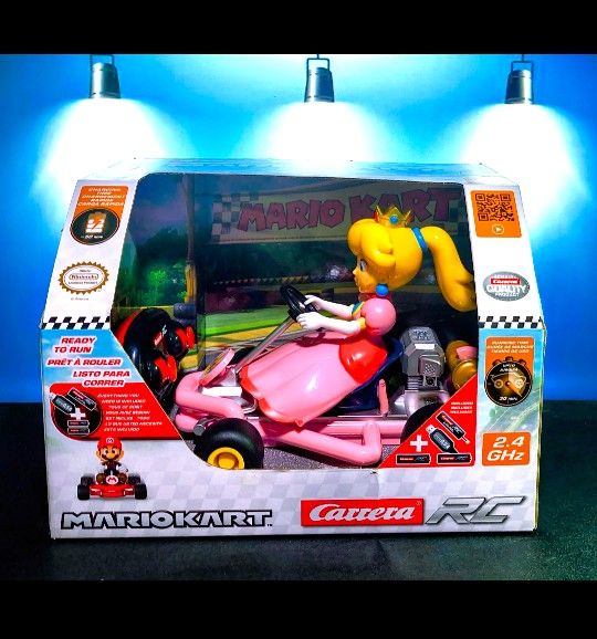 Nintendo Carrera RC Mario Kart Princess PEACH Pipe Car Figure