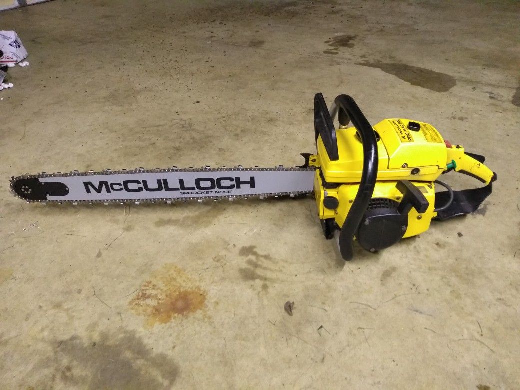 Wanted McCulloch Stihl pioneer chainsaws