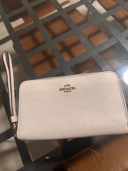 Coach Long Zip Around Wallet