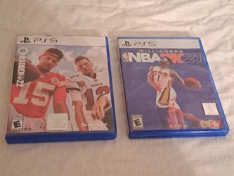 PS5 Games Bundle NBA 2K21 Madden NFL 22