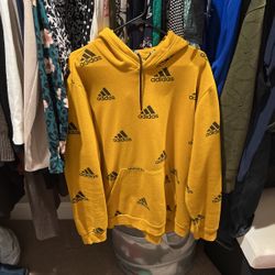 Adidas Yellow Hoodie