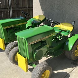 John Deere 110 & 112 Garden Tractors