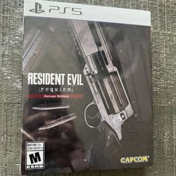RESIDENT EVIL REQUIEM DELUXE STEELBOOK EDITION NEW & SEALED PLAYSTATION 5 PS5