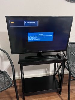 Samsung flat screen TV with remote
