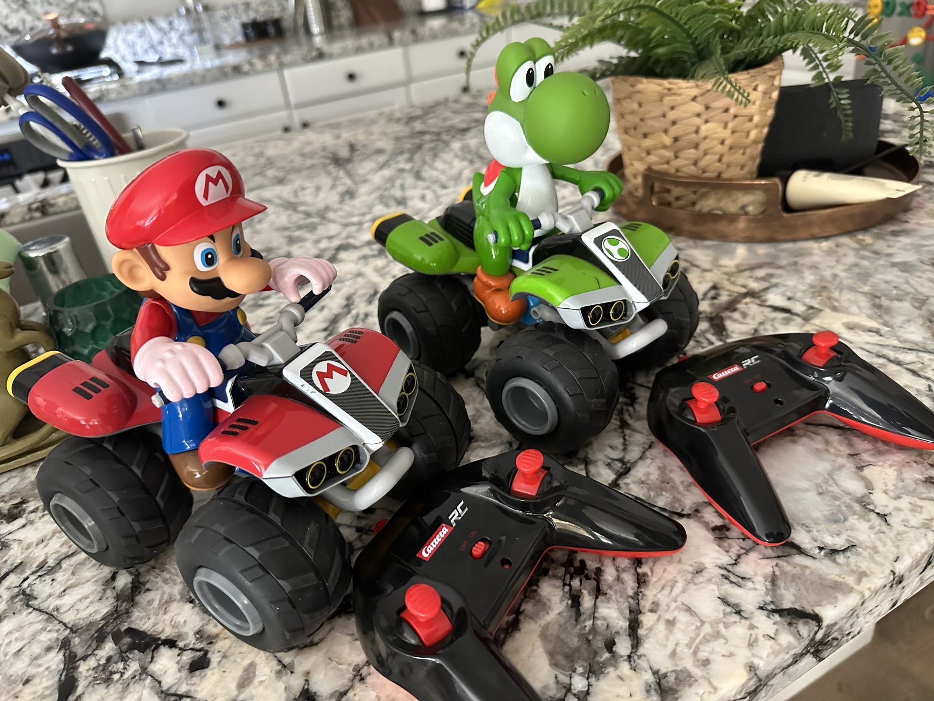 Mario & Yoshi RC Cars – Carrera Remote Control Set – $15 for both