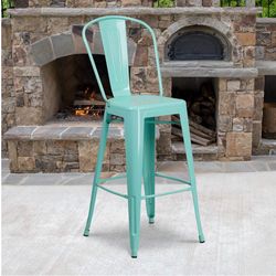 8 Outdoor/Indoor Barstools (In Box)