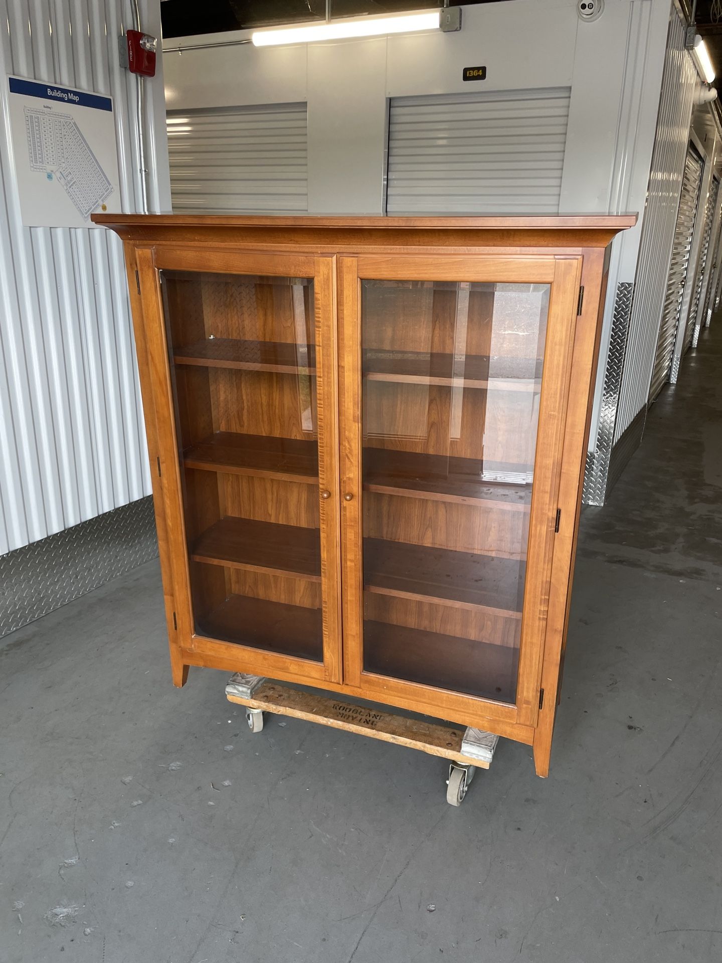 Bookshelf, Hardwood Cabinet