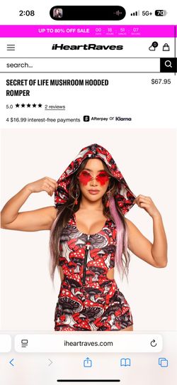 iheart raves romper (Large)