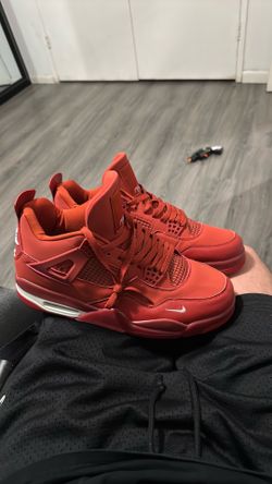 Red Jordan 4 Nigel Silvester