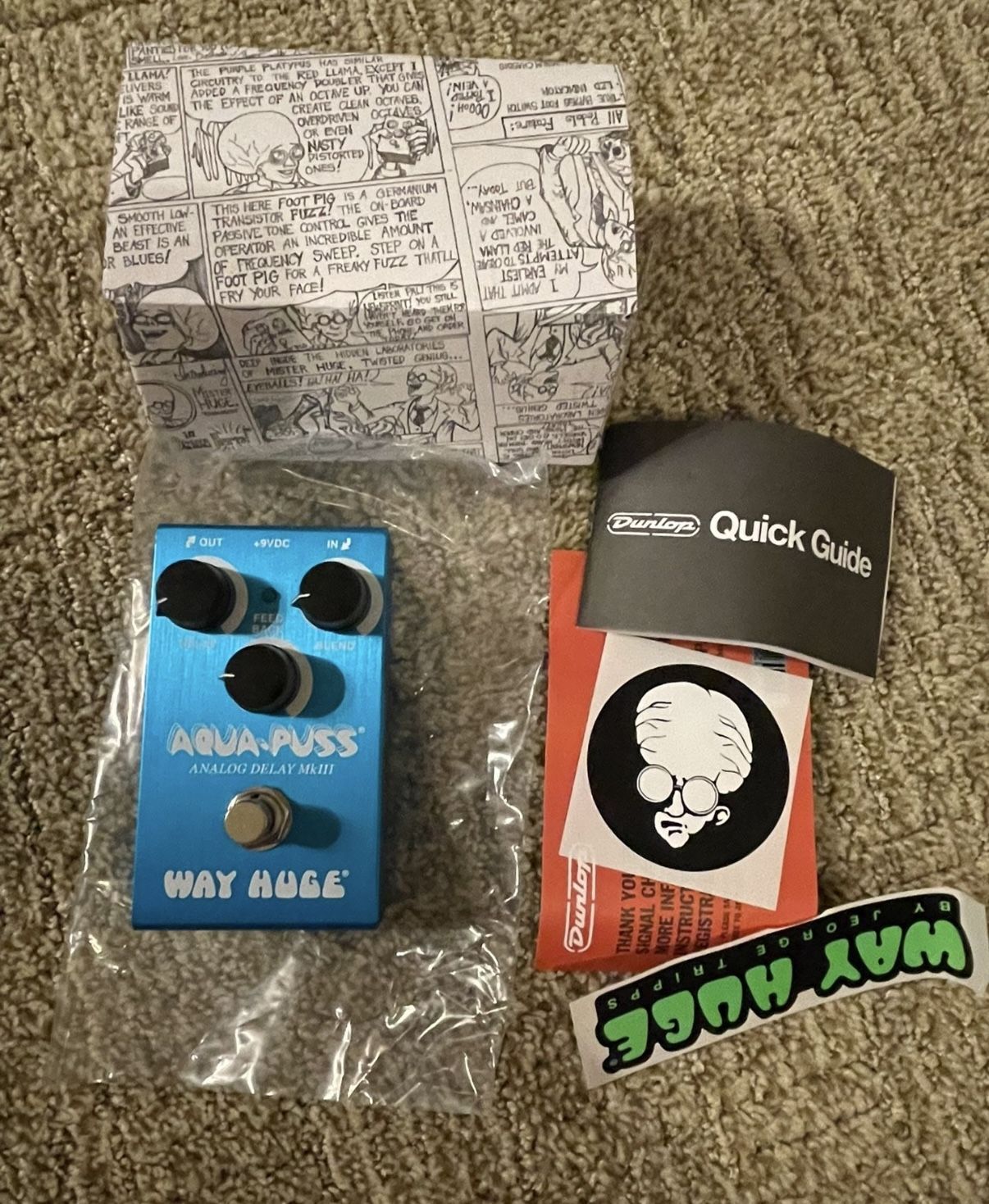 Guitar Pedal WAYHUGE AQUA-PUSS delay