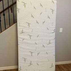 6 Inch Memory Foam Twin Mattress With Bamboo Cover