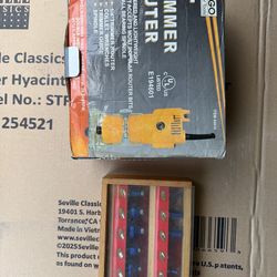 1/4 “ Trimmer router with trimmer bits