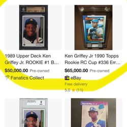 Tons Of 1 Quality Baseball Cards In Perfect Conditions. Looking For Someone Who Knows Cards. Help Me Sale Them And Get A Good Percentage 