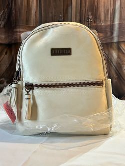 Jeffree star suede, leather backpack