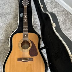 2003 Fender DG-20S NAT Guitar-Natural Finish (Freedom SKB Case)