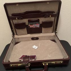 Intellectual Attaché Italian Cowhide  Genuine Leather Briefcase