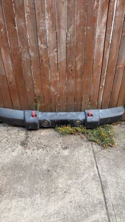 Jeep front bumper stock.