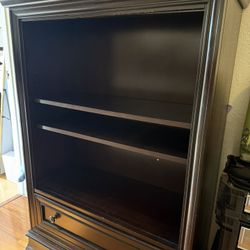 Espresso Bookcase/chest