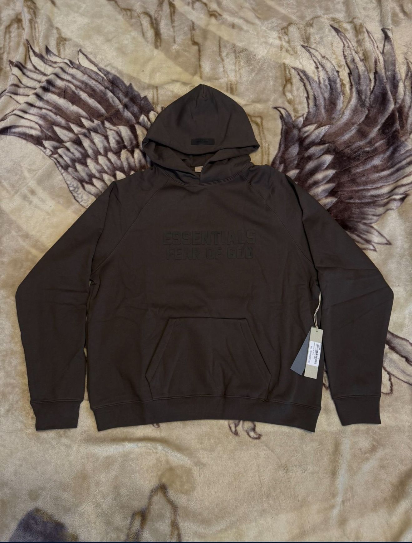 Essentials Hoodie (off Black) Size S