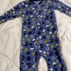Carter’s 1 Piece Fleece Pajama Boy Size 4T