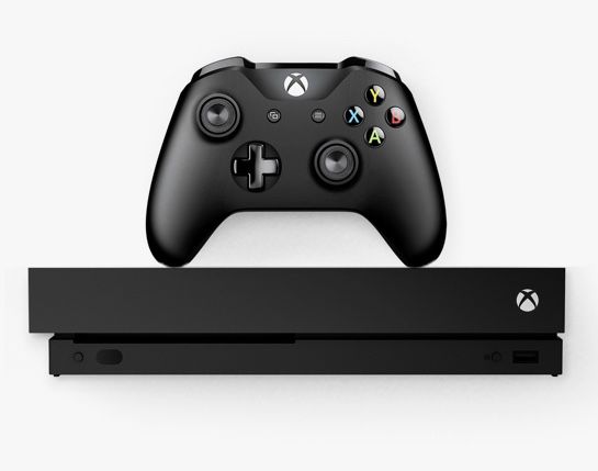 Xbox One X with Games and Accessories 