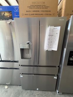 Hisense French Door Refrigerator Stainless Steel