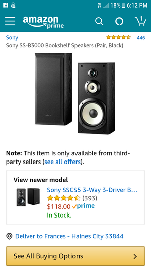 Sony 3way Speaker For Sale In Haines City Fl Offerup
