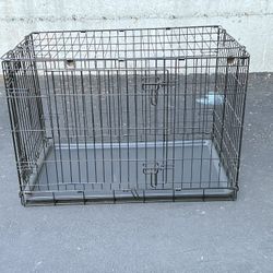 Folding Metal Dog Crate By Icrate For Medium Size Dogs