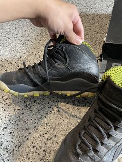 Jordan 10 venom green deals