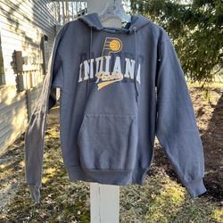 HANES Indiana Pacers Gray Hoodie Small