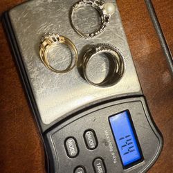 14k Gold Rings 14.4 Grams All Marked And Tested 14k