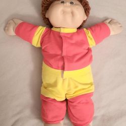 Vintage 1986 Coleco Cabbage Patch Kids Boy Doll w CPK Clothes #8 Head Mold