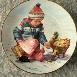 A Handful of Love Limited Series Collectible Plate Art  By Debbie Williamson For The Hamilton Collection
