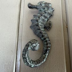 Cast Iron Seahorse Wall Hook