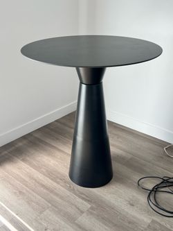 Slate and Metal Bar Table