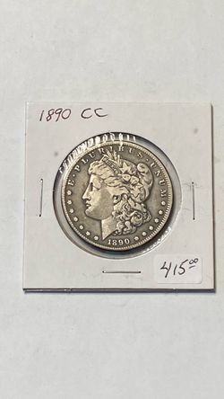 1890-CC Morgan Silver Dollar