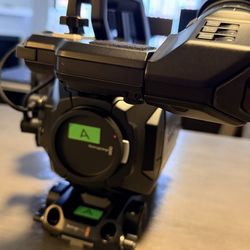 Blackmagic  Ursa Mini Pro 4.6K EF Mount, View Finder Batery Charger Bundle