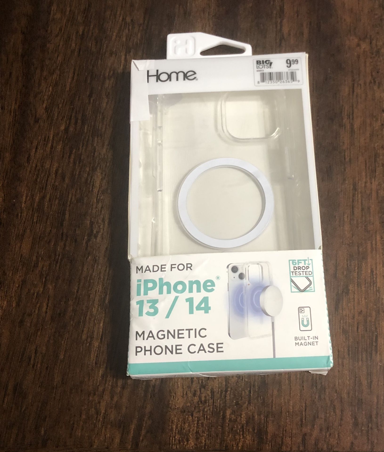 IHome Magnetic phonecase for iPhone 13/14: 6 6ft drop tested, built in magnet, easy access to all the control a features, built in magnets for secure 